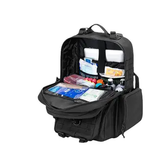 الإسعافات الأولية الطبية قدرة كبيرة الطبية حقيبة التخزين وحدة على ظهره ل طبيب و ممرضة