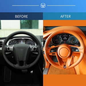 Volante de Cuero para <span class=keywords><strong>Bentley</strong></span> <span class=keywords><strong>Continental</strong></span> <span class=keywords><strong>GT</strong></span>, Actualización del Modelo Antiguo al Nuevo - Product Image 4