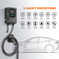 Nouvelle borne de recharge BYD EV Wallbox, chargeur BYD 22 kW, prise Type 2, prise en charge RFID et WiFi, boîte de recharge intelligente AC pour la maison