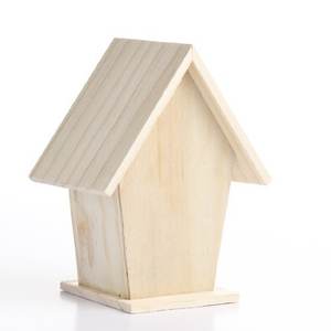 Kuşevleri bitmemiş ahşap Pet kafesleri, taşıyıcılar ve evler için ahşap küçük hayvanlar için işçiliği oluşturma ve dekorasyon kuş yuvası - Product Image 3