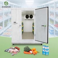 Conteneur frigorifique modulaire industriel de 40 pieds pour le stockage logistique de poisson et de fleurs en chambre froide