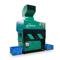 Machine à granuler le fil de cuivre de rebut 50-80 kg/h, machine de recyclage du fil de cuivre de rebut 0-30 mm, granulateur et séparateur de câbles