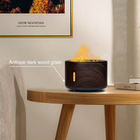 Diffuseur d'arômes volcanique à flamme simulée, diffuseur d'huiles essentielles 7 LED, type C, humidificateur d'aromathérapie