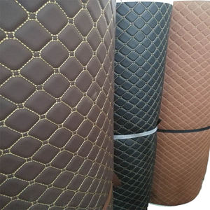 Siège de voiture antidérapant en cuir synthétique broderie artificielle en cuir matelassé pour les <span class=keywords><strong>services</strong></span> de siège en cuir de voiture - Product Image 4