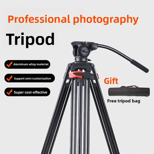 Trípode Hidráulico Portátil <span class=keywords><strong>Profesional</strong></span> FOSOTO de 1.8m para Cámara SLR, Ideal para Fotografía Ligera, Videos de Tiktok, Filmación y Transmisión en Vivo - Product Image 3
