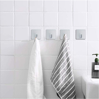 Sondoly – Nouveau crochet adhésif en acier inoxydable pour salle de bain et cuisine, idéal pour suspendre peignoirs et autres objets