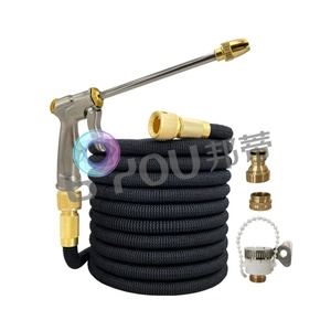 <b>Magic</b> Hose 50ft 100ft Retractable Sprayer Expandable Nozzles Lightweight Garden Expanding - Product Image 2