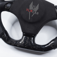 Volant privé en fibre de carbone forgé avec cuir lisse pour Toyota Celica pour Lexus IS 1999-2005