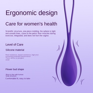 Palla Kegel per Yoga Vaginale, Esercizio per i Muscoli del Pavimento Pelvico Femminile, Trainer per Adulti, Modello S640-2, Confezione Colorata - Product Image 3