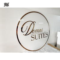 Logo mural de vente directe d'usine publicité magasin extérieur panneau avant nom d'entreprise signe Salon logo 3d LED lettre signe