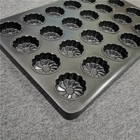 Plaque de cuisson SunFlower en acier aluminisé avec revêtement antiadhésif, écologique et compatible four, pour gâteaux et muffins