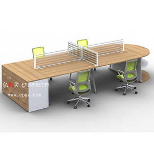 Escritorios de Oficina de Madera de Nuevo Diseño para Profesores y Recepción, Muebles Comerciales de Estilo Moderno y Popular para Hospitales, Escuelas y Centros Comerciales - Product Image 5