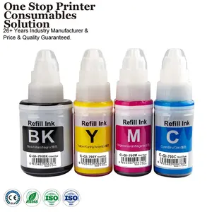 Ink-Power gi790 gi 790 GI-790 tương thích màu chai nước dựa trên Refill tinta mực cho Canon Pixma G1010 g3010 g2010 máy in