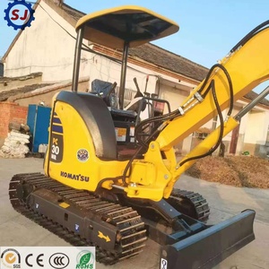 Mini-excavatrice Komatsu PC30MR PC55MR-5 PC70-8 d'occasion, 3 tonnes, stock Japon, 99 % neuve, engin de construction pour l'aménagement paysager - Product Image 6