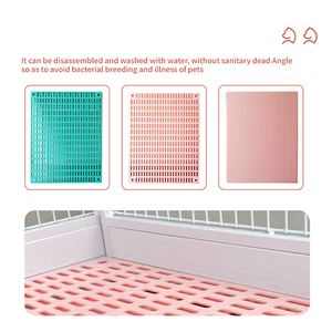 Tekerlekler dayanıklı Metal yapı fabrika fiyat ile en çok satan üç katlı kedi kafesi - Product Image 5