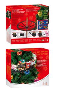 MEOA Battery-Operated Railway <strong>Train</strong> Christmas Decoration Hanging Slot Toy <strong>for</strong> Christmas <strong>Tree</strong> 1:50 Scale Age 3+ - Product Image 3