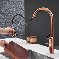 Robinet intelligent numérique ELOILO moderne pour cuisine d'hôtel, mitigeur chaud/froid multifonctionnel créatif à bascule pour lavabo et meuble de salle de bain