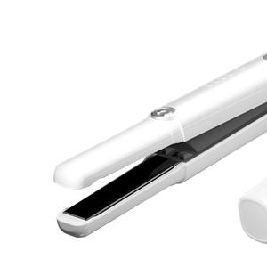 เครื่องยืดผมสำหรับผู้หญิง, เครื่องยืดผมพกพาปรับได้4อุณหภูมิป้องกันน้ำร้อนลวกลบฟังก์ชันแผ่นอลูมิเนียมนำไฟฟ้าสีขาว - Product Image 2