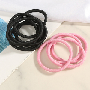 Haargummis für Mädchen, Haarschmuck in verschiedenen Bonbonfarben, nahtlose, dünne, elastische Haarbänder, Haarschlaufen, Haargummis - Product Image 4