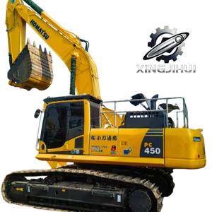 Excavatrice d'occasion Komatsu 450-8, marque japonaise d'origine, 45 tonnes, sur chenilles en caoutchouc, grande taille, modèle 2023, godet de 2,25 m - Product Image 1