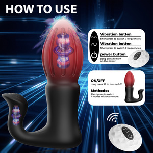 Nuevo Vibrador Anal con Control Remoto Inalámbrico Unisex, Juguete Sexual para Adultos con Estimulación Vibratoria - Product Image 3