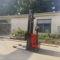Chariot élévateur à conducteur marchant électrique Maojing 1,5 tonne 1,15 m à batterie lithium-ion, chariot élévateur robuste certifié CE pour entrepôt