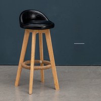 Offre Spéciale à Durée Limitée : Tabourets de Bar Pivotants en Bois Massif, Style Nordique Rustique Classique, à Dossier Bas, pour Cuisine et Comptoir, avec Repose-Pieds
