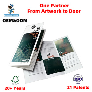 Professional Book Printing for Business Reports Catalogs Training Manuals Digital Offset Hardcover Folded <strong>Leaflet</strong> Various <strong>Paper</strong> - Product Image 1
