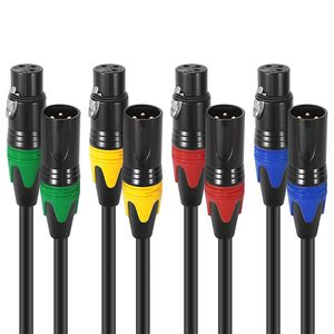 Cable de Micrófono XLR Macho a Hembra Profesional de 3m 5m 10m 20m, Cable de Audio XLR a XLR de 3 Pines Macho a Hembra - Product Image 6