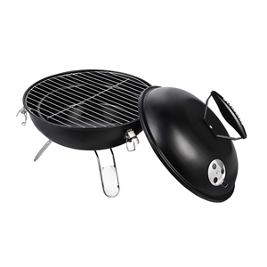 <strong>Best</strong> Sale Modern Outdoor Portable Multifunction Mini Steel Chrome Plated Round BBQ <strong>Grill</strong> Grate <strong>Tabletop</strong> Trolley Charcoal <strong>Grill</strong> - Product Image 2