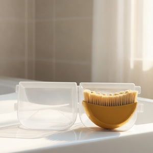 Pennello Professionale di Lusso per Modellare Viso, Mento e Corpo, con Logo Personalizzato, per Liquidi, Creme e Oli - Product Image 6