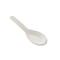 Cuillère chinoise de fécule de maïs biodégradable et écologique 120mm