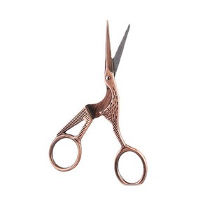 Exquisite Vintage Cross-Stitch Handmade <strong>Mini</strong> <strong>Scissors</strong> Crane-Shaped <strong>Scissors</strong> In Multiple Colors - Product Image 2