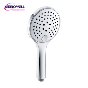 Pommeau de <span class=keywords><strong>douche</strong></span> à main en plastique ABS chromé à 3 fonctions avec modes de pulvérisation pluie et massage, <span class=keywords><strong>douche</strong></span> à main pour salle de bain pour usage quotidien - Product Image 5