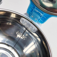 Arrêt automatique sans fil de la bouilloire électrique en plastique> 2.0L Capacité 2000W Eau bouillante Auto-Lid Couleur peinte Jauge d'eau Ménage