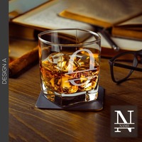 Vaso de Licor Personalizado con Nombre Grabado con Láser, Diseño Clásico para el Día del Padre, Hecho a Mano en China, POD Bajo Demanda, UIONEN Craft DIY 018