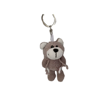 Mignon ours en peluche poupée porte-clés en peluche ours sac à dos pendentif poupée Couple enfants cadeau