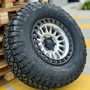 גלגלי סילבר בידלוק 17 18 19 20 21 אינץ' 5x135 6x135 6x139.7 8x170 בהתאמה אישית, מחושלים, עבור פורד ריינג'ר, טויוטה היילקס, איסוזו די-מקס 4x4 - Product Image 1