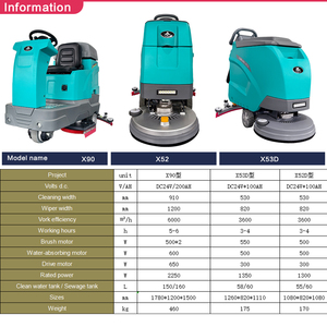 เครื่องขัดพื้นแบบนั่งขับสำหรับงานอุตสาหกรรม สภาพใหม่ ใช้แบตเตอรี่ พร้อมฟังก์ชั่นกวาดและขัดเงา - Product Image 3