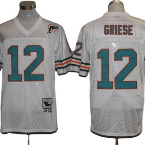 Maillot de football des Dolphins de Miami 13 Marino, maillot rétro en maille blanche pour hommes - Product Image 2