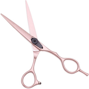 กรรไกรตัดผมมืออาชีพ 62 มม. สแตนเลสสตีล กรรไกรซอยผม หัวตรง สำหรับใช้ในร้านเสริมสวย - Product Image 1