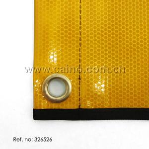 Bandera de seguridad de carga de gran tamaño reflectante de grado 4 resistente a los rayos UV aprobada por FMCSA 393,87 - Product Image 3