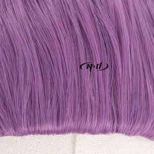 Peluca de Cosplay de KPOP de la Nueva Película Demon Hunters de Rumi Mira Zoey al por Mayor, Cabello Sintético Lacio de Fibra de Alta Temperatura Marrón Claro - Product Image 5