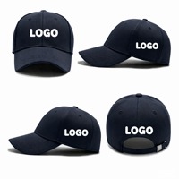 Casquettes de baseball en coton de haute qualité avec logo brodé 3D personnalisé pour hommes, casquette de sport à visière incurvée, casquettes de baseball unies pour hommes
