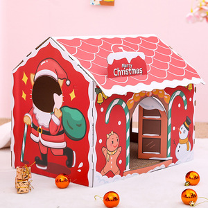 Best-selling Modern Luxury <strong>Cat</strong> <strong>Box</strong> House <strong>Cat</strong> <strong>Bed</strong> &amp; Scratch Board All-in-One Standing <strong>Box</strong> with Carton Material and Privacy Design - Product Image 5