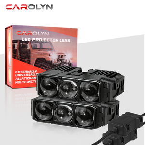 3 आई बी नेतृत्व वाली ड्राइविंग लाइट तीन लेंस सहायक दीपक मोटरसाइकिल कार ग्रिल स्पॉटलाइट 85w 8500lm उच्च शक्ति सुपर उज्ज्वल - Product Image 5