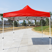 Cadre de tente carré en acier 3x3 pour événements en plein air marchés de nuit Protection contre la pluie solaire pour étals et campings célèbres sur Internet