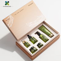 Boîtes d'emballage personnalisées en carton pour ensembles de soins de la peau, impression de logo, boîte coulissante type avion, style personnalisé, sérigraphie