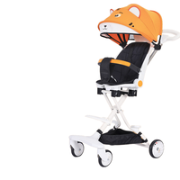 Haute qualité pliable poussette bébé push voiture bidirectionnelle bébé double voie landau enfants chariot de voyage