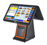 Machine de Caisse TPV Double Écran CY-95 15.6 de Haute Qualité avec Imprimante 58 mm 80 mm Wifi, TPV Économique pour Supermarché